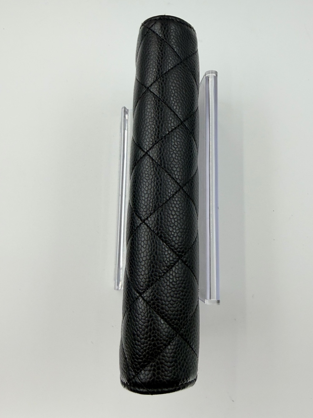 CHANEL Black Quilted Caviar Leather Wallet with Gold CC Hardware Excellent Condt - Picture 6 of 15